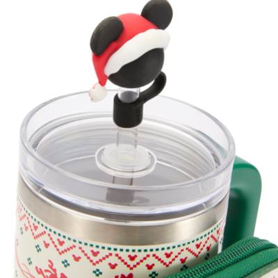 Santa Mickey Mouse Holiday Stainless Steel Travel Tumbler