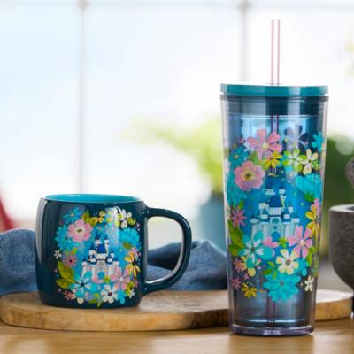 Fantasyland Castle Floral Mug