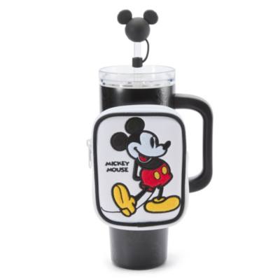 Mickey Mouse Stainless Steel Tumbler with Straw and Zip Case