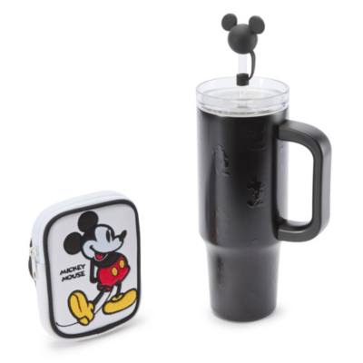 Mickey Mouse Stainless Steel Tumbler with Straw and Zip Case
