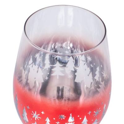 Mickey Mouse Holiday Glass Tumbler