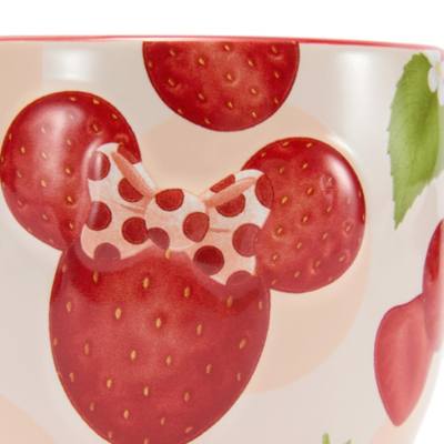 Minnie Mouse Icon Strawberry Mug, Mickey Mouse and Friends Fruit Stand