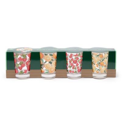 Mickey Mouse and Friends Fruit Stand 4-Piece Glassware Set