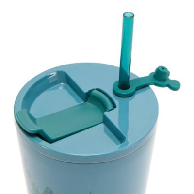 Stitch Stainless Steel Water Bottle with Straw, Lilo & Stitch