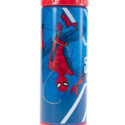 Spider-Man Stainless Steel Water Bottle with Built-In Straw