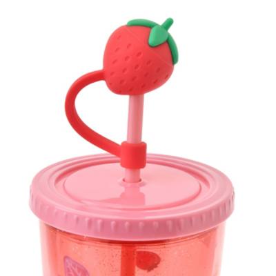 Minnie Mouse Strawberry Travel Tumbler with Straw