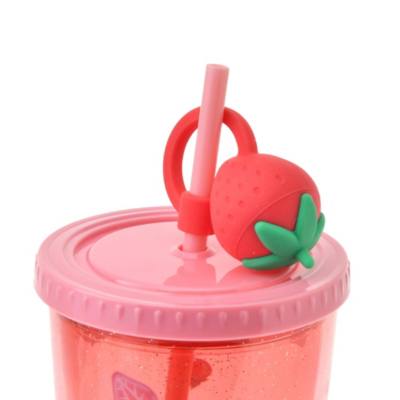 Minnie Mouse Strawberry Travel Tumbler with Straw