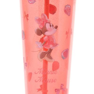 Minnie Mouse Strawberry Travel Tumbler with Straw