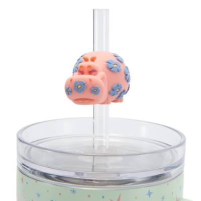 &ldquo;it's a small world'' Stainless Steel Travel Tumbler with Straw and Zip Case, 60th Anniversary