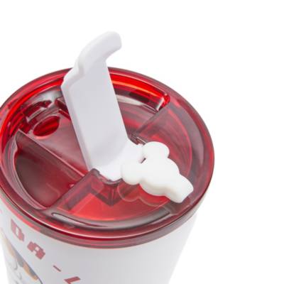 Baymax and Mochi Stainless Steel Tumbler with Straw, Big Hero 6