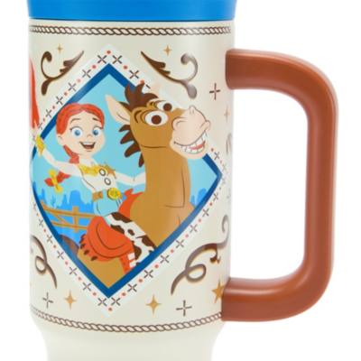 Jessie and Bullseye Stainless Steel Travel Tumbler with Straw, Toy Story 5