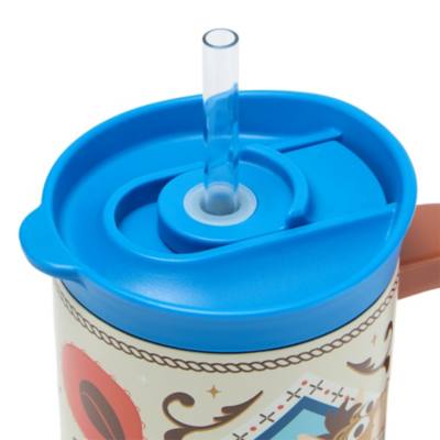 Jessie and Bullseye Stainless Steel Travel Tumbler with Straw, Toy Story 5