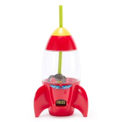 Pizza Planet Space Crane Water Bottle with Straw, Toy Story