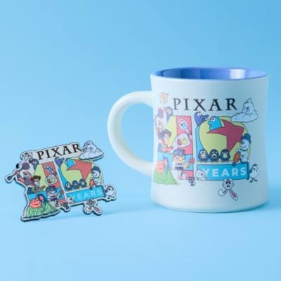 Pixar 40th Anniversary Mug, D23: The Ultimate Disney Fan Event