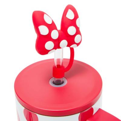 Minnie Mouse Stainless Steel Travel Tumbler with Straw plus Zip Case