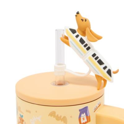 Disney Cats and Dogs Halloween Stainless Steel Travel Tumbler with Straw
