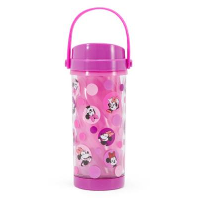 Minnie Mouse Water Bottle with Built-In Straw for Kids