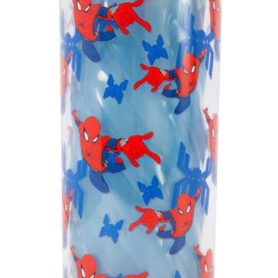 Spider-Man Water Bottle with Built-In Straw for Kids