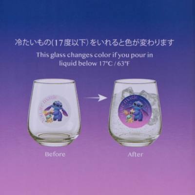 Stitch & Scrump Colour-Changing Glass, Lilo & Stitch
