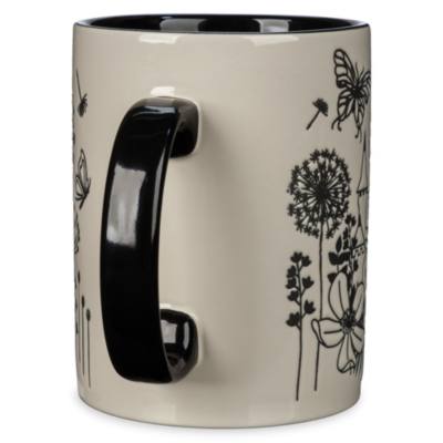 幻想世界城堡花卉馬克杯