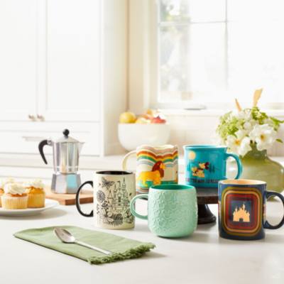 幻想世界城堡花卉馬克杯