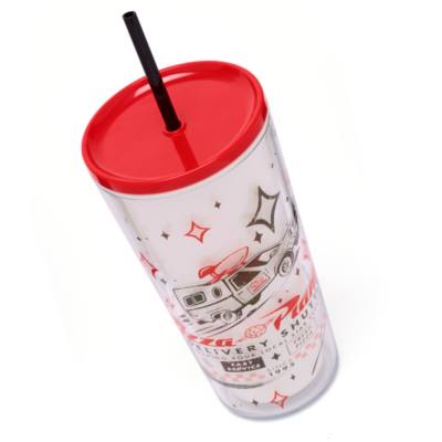 Pizza Planet Tumbler with Straw, Toy Story