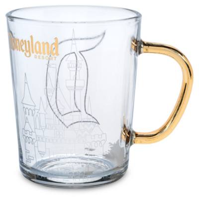 Sleeping Beauty Castle Glass Mug, Disneyland