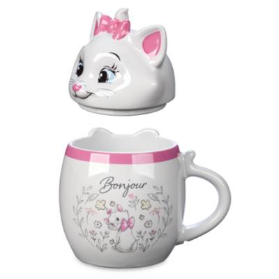 Marie Mug with Sculpted Lid, The Aristocats
