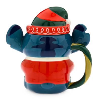 Stitch Holiday Mug with Lid, Lilo & Stitch