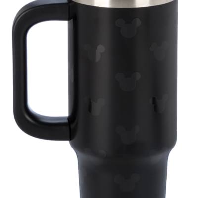 Mickey Mouse Icon Stainless Steel Travel Tumbler with Straw and Zip Case