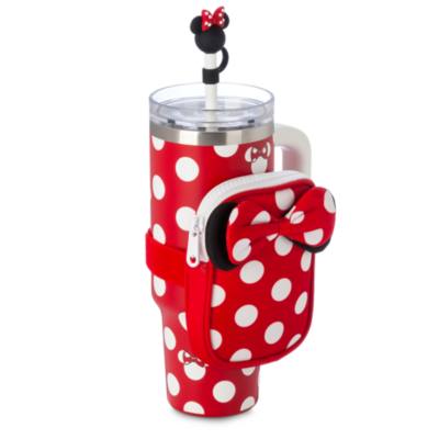 Minnie Mouse Icon Stainless Steel Travel Tumbler with Straw and Zip Case