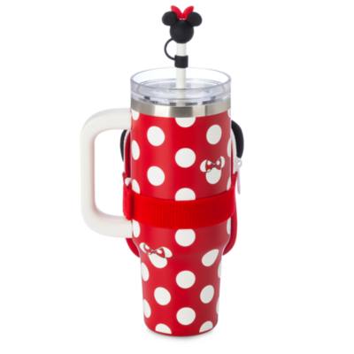 Minnie Mouse Icon Stainless Steel Travel Tumbler with Straw and Zip Case
