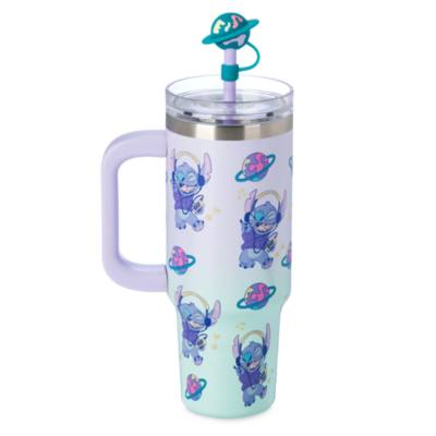 Stitch Stainless Steel Travel Tumbler with Straw and Zip Case, Lilo & Stitch