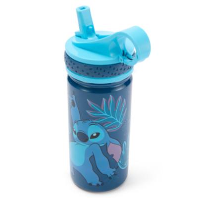 Stitch Water Bottle with Built-In Straw,&nbsp;Lilo & Stitch