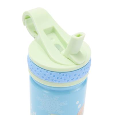 Frozen Water Bottle with Built-In Straw