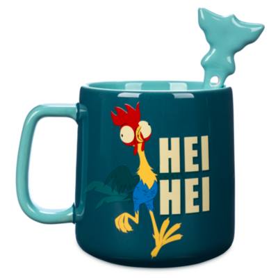 Hei Hei and Pua Mug with Spoon Set, Moana