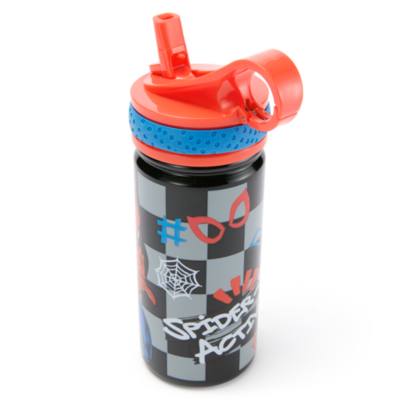Spider-Man Water Bottle with Built-In Straw