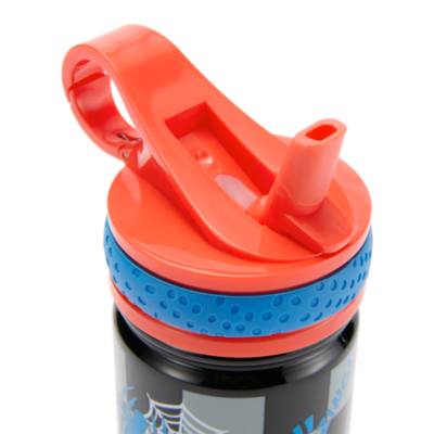 Spider-Man Water Bottle with Built-In Straw