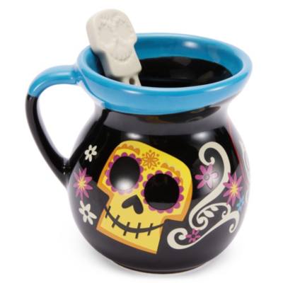 Coco Sugar Skulls Mug with Spoon