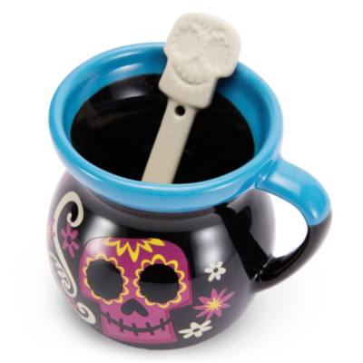 Coco Sugar Skulls Mug with Spoon