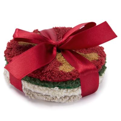 Mickey Mouse Punch Needle Holiday Coaster Set