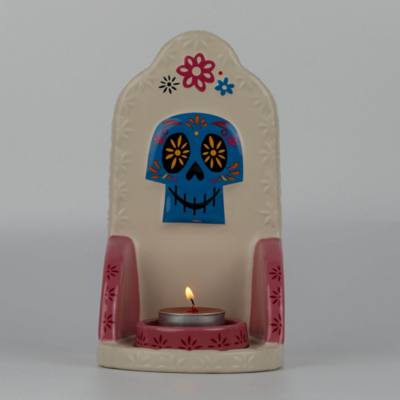 Coco Sugar Skulls Candle Holder