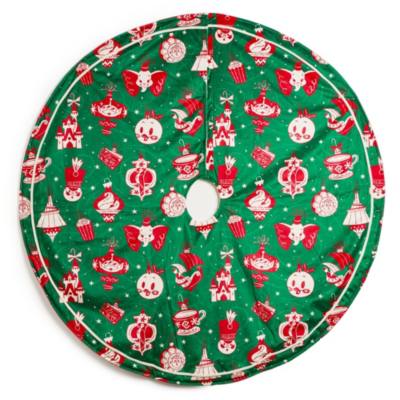 Tinker Bell and Fantasyland Castle Holiday Tree Skirt