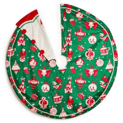 Tinker Bell and Fantasyland Castle Holiday Tree Skirt