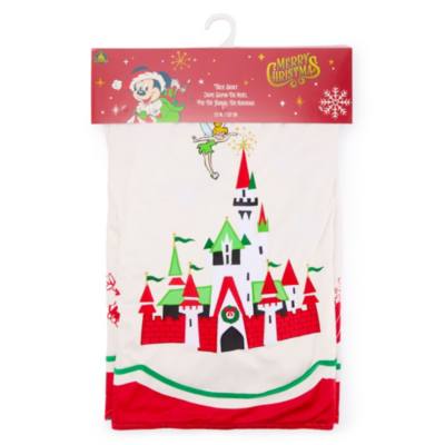 Tinker Bell and Fantasyland Castle Holiday Tree Skirt
