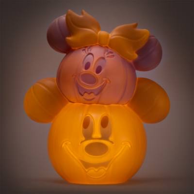 Mickey and Minnie Mouse Halloween Pastel Pumpkin Light-Up D&eacute;cor, Cutie Ghost