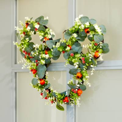 Mickey Mouse Icon Homestead Holiday Floral Wreath