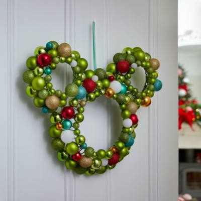 Mickey Mouse Icon Holiday Wreath