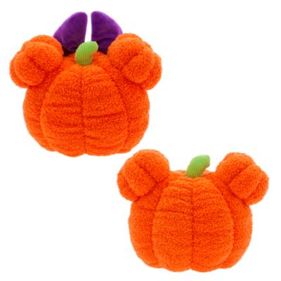 Mickey and Minnie Mouse Jack-o'-Lantern Halloween Throw Pillow Set