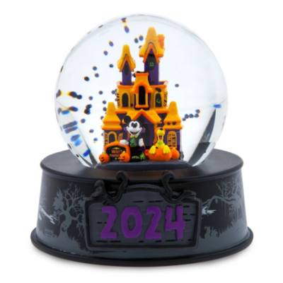 Disney Mickey Mouse Snow Globe Music Box Mickey's Nightmare